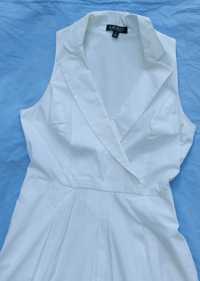 XL Ralph Lauren Annora dress old money biała sukienka midi