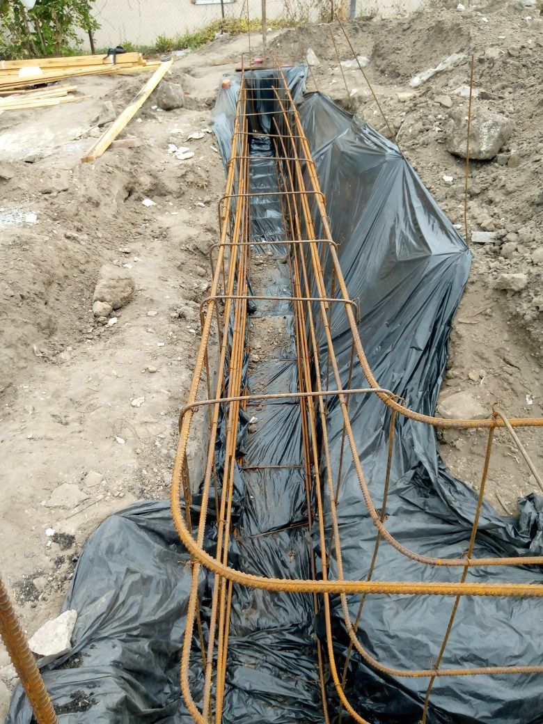 Бетонные работы, фундаменты, стяжки