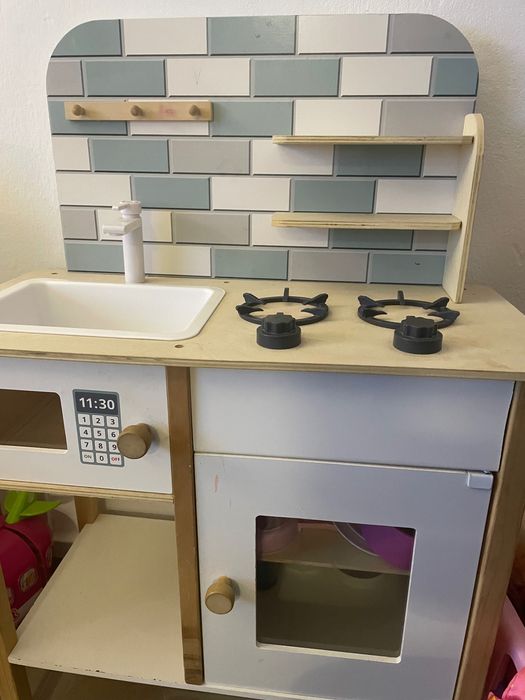 Cozinha madeira de brincar