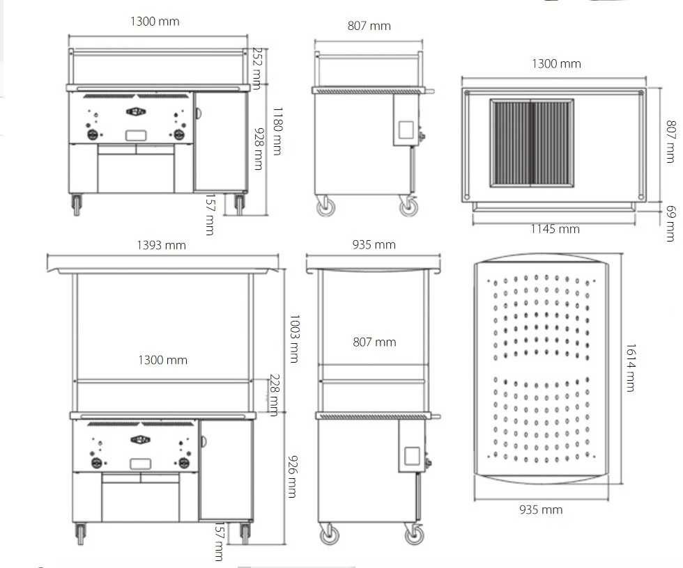 Grelhador Horizontal Modelo GHPI B2/6