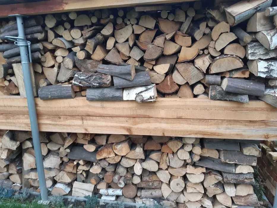 Drewno kominkowe twarde grab buk dąb sezonowane 2 lata suche, Rzeszów