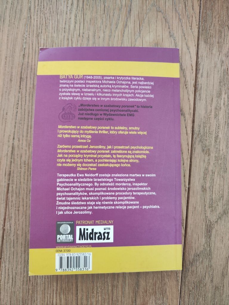 Batya Gur - Morderstwo w szabatowy poranek