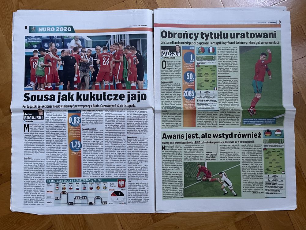 Euro 2020 - Przegląd Sportowy nr 144/2021 po meczu Szwecja - Polska