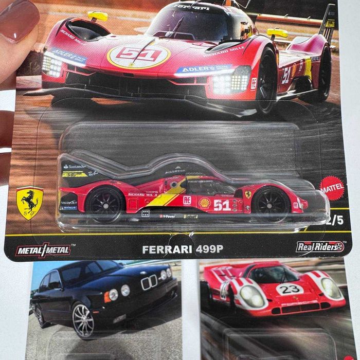 Машинка Premium Hot Wheels Ferrari 499P Circuit Хот вілс преміум Форд