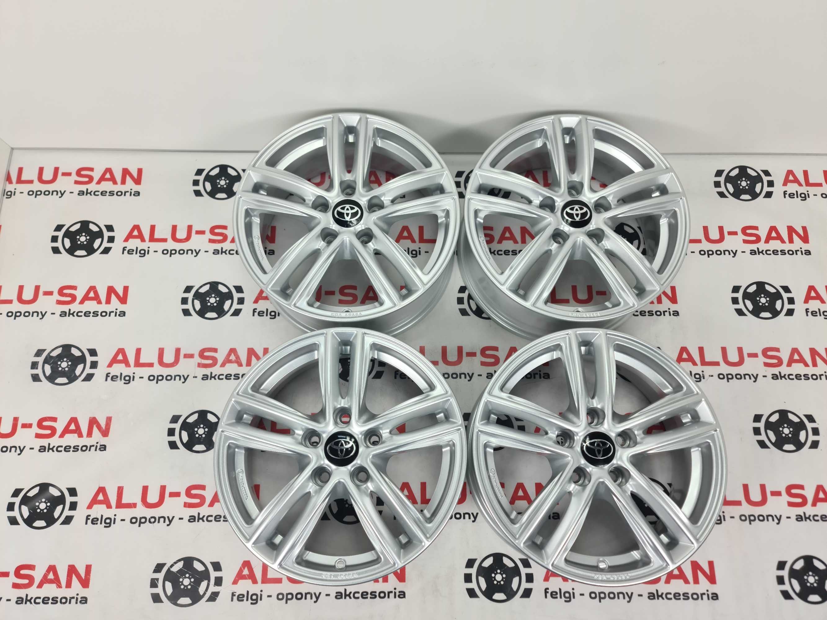 NOWE ALUFELGI TOYOTA 16" 5x114,3 Corolla Verso Prius Srebrne