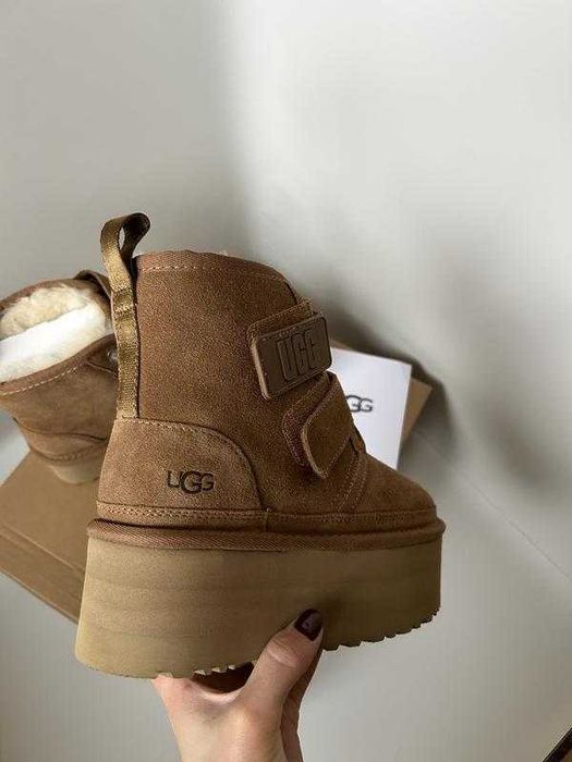 Угги/Угг/Уггі/UGG Australia Platform Chestnut/100%Овчина/Останній 40