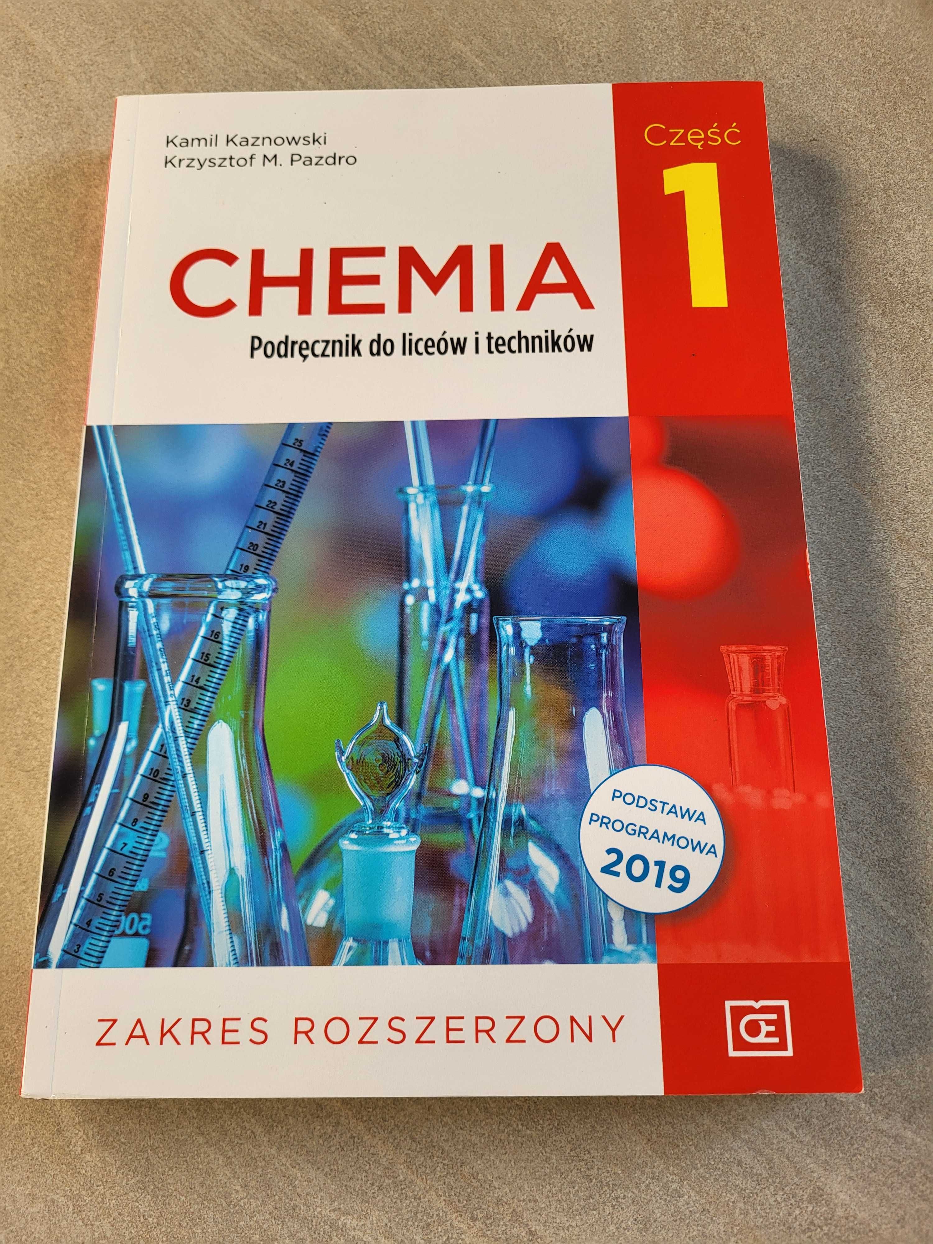 Podręcznik Chemia 1 zakres rozszerzony Pazdro