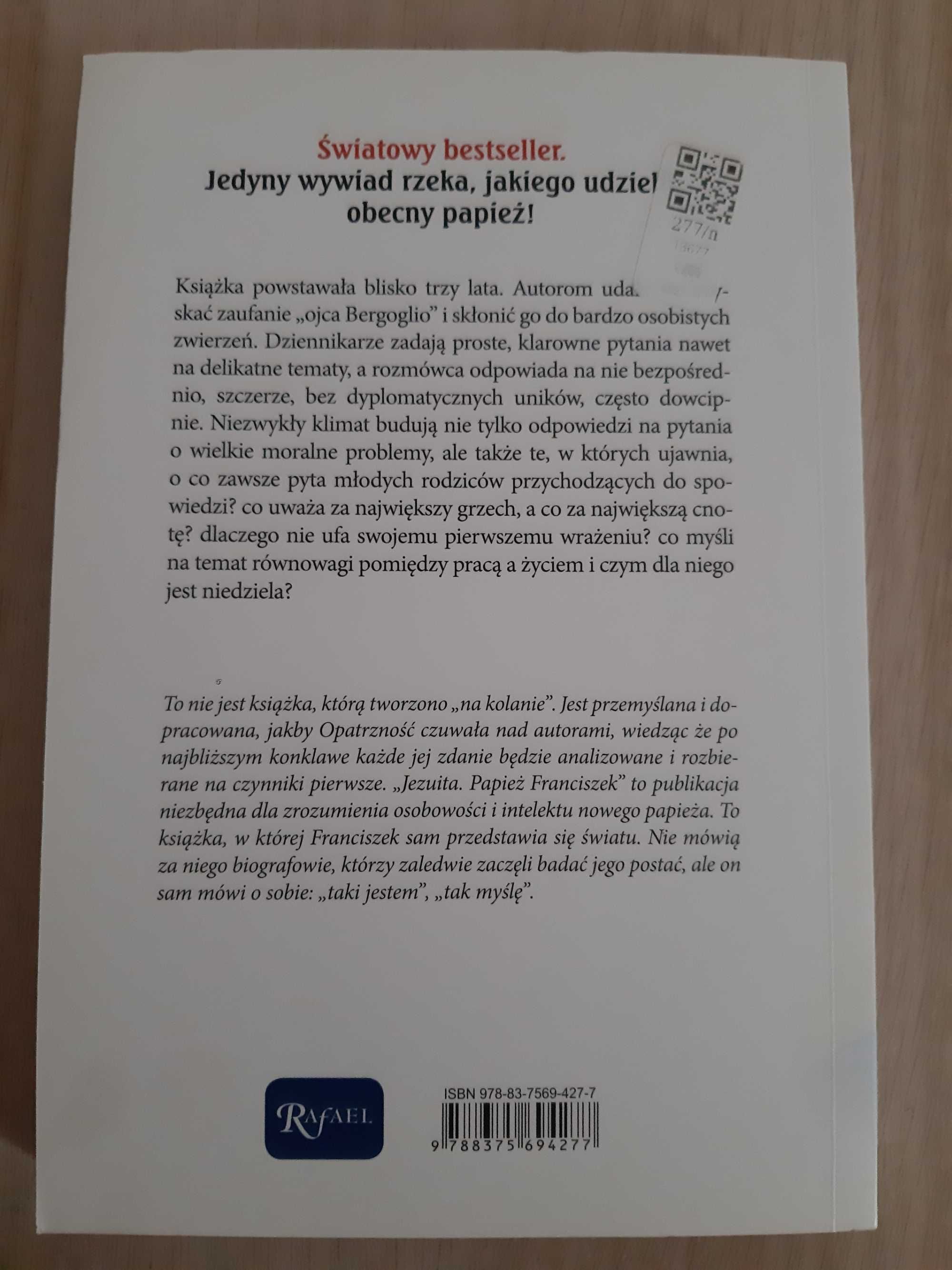 Francesca Ambrogetti Sergio Rubin "Jezuita Papież Franciszek"