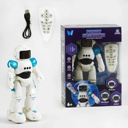 Робот Галактик на пульті керування, сенсорне,ходить,говорить укр.мовою