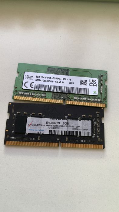 Оперативна пам'ять оперативка DDR4 SO-DIMM 16GB (2×8GB) 3200MHz
