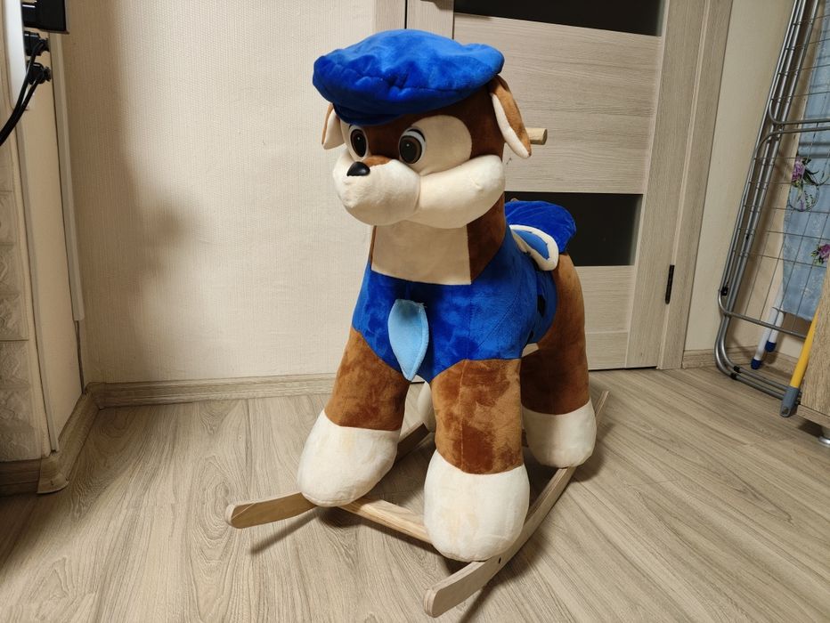 Собачка каталка Paw Patrol/ Собачка гойдалка Щенячий патруль Гонщик