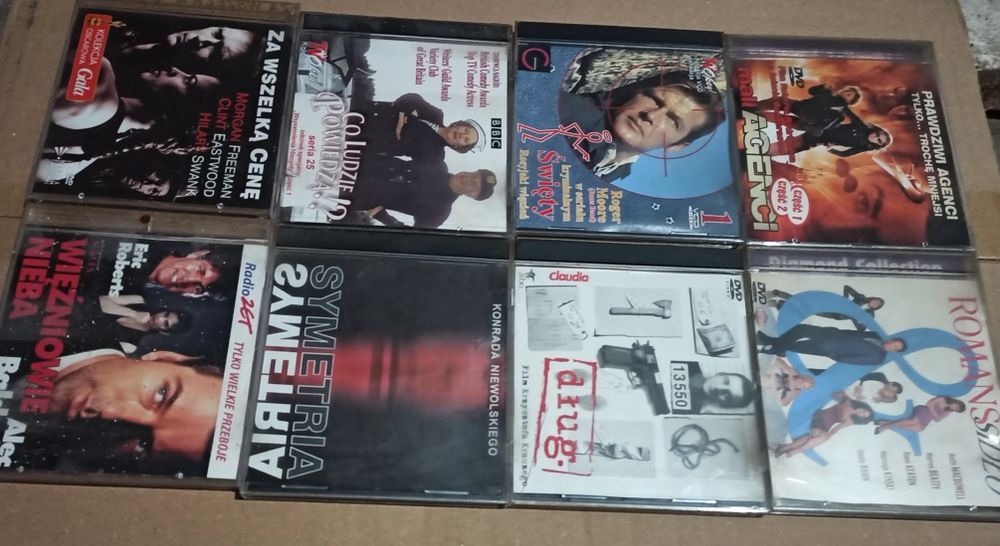 Filmy DVD różne tytuły - likwidacja kolekcji