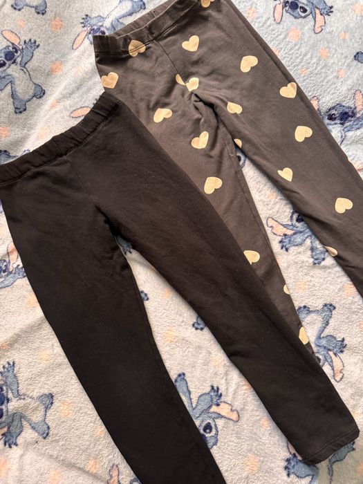 Konplet leginsow dla dxiewczynki rozmiar 122