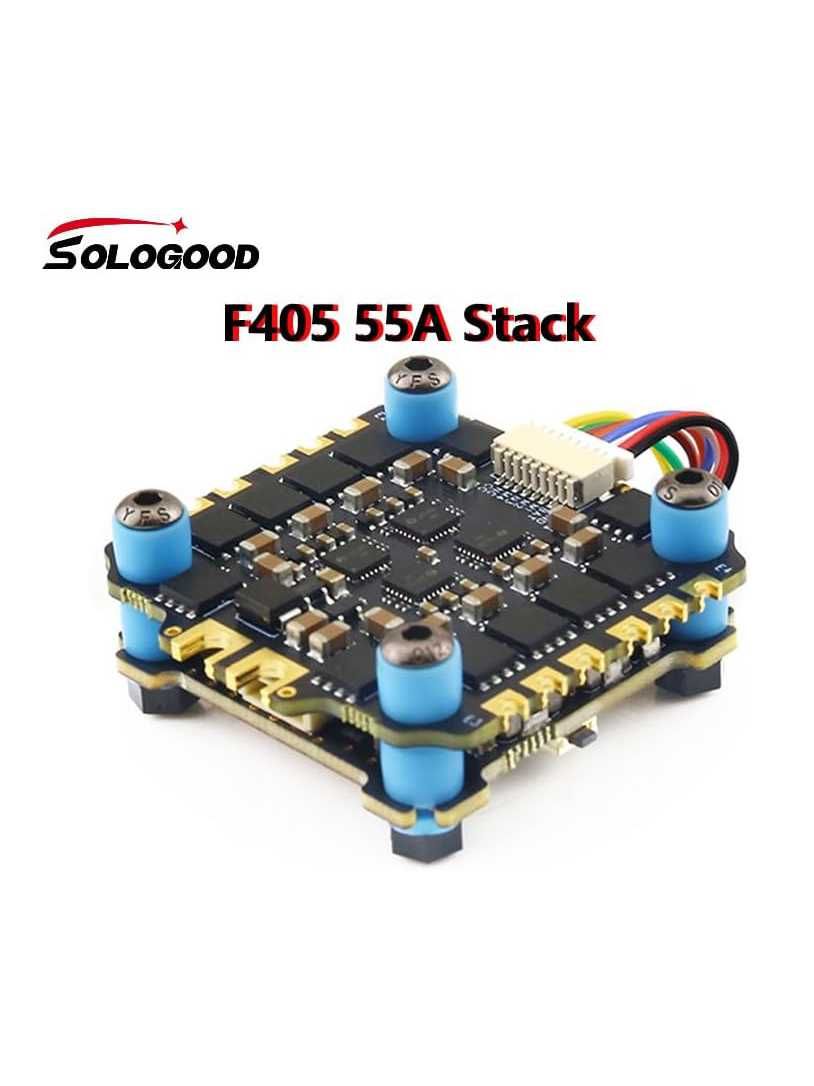 Політний стек SoloGood F405 55A Stack – 3S-6S Lipo
