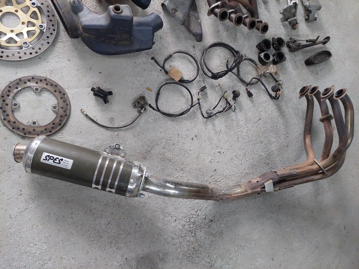 Kawasaki zx9r wydech kolektor tarcze zacisk stator bak set pompa oś