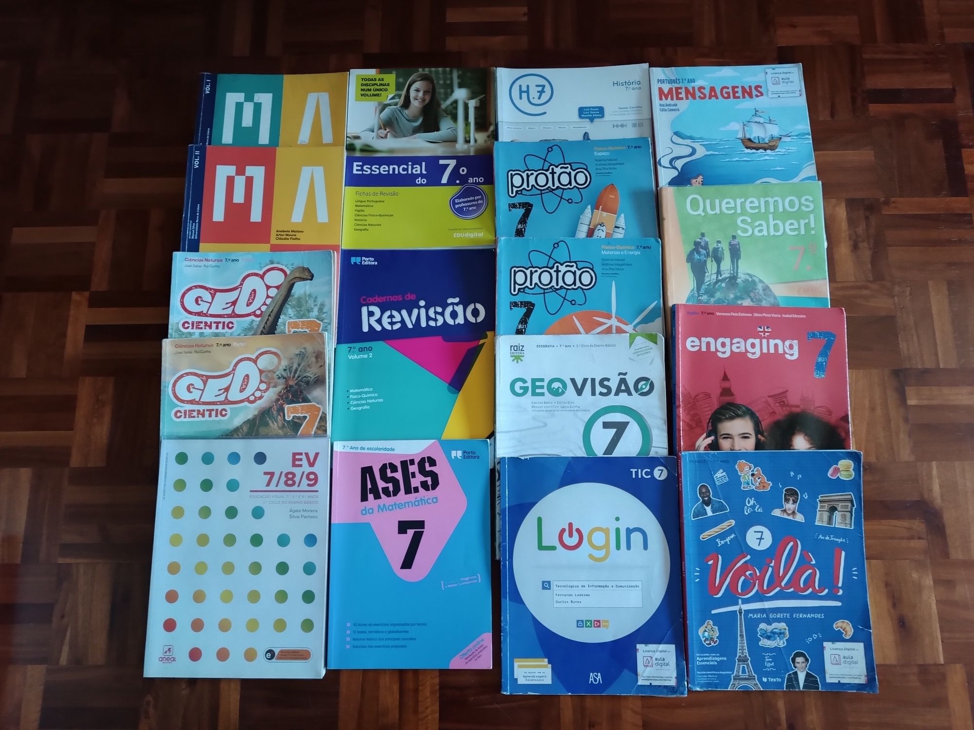 livros manuais cadernos atividades todas as disciplinas 5º 6º 7° 8° 9