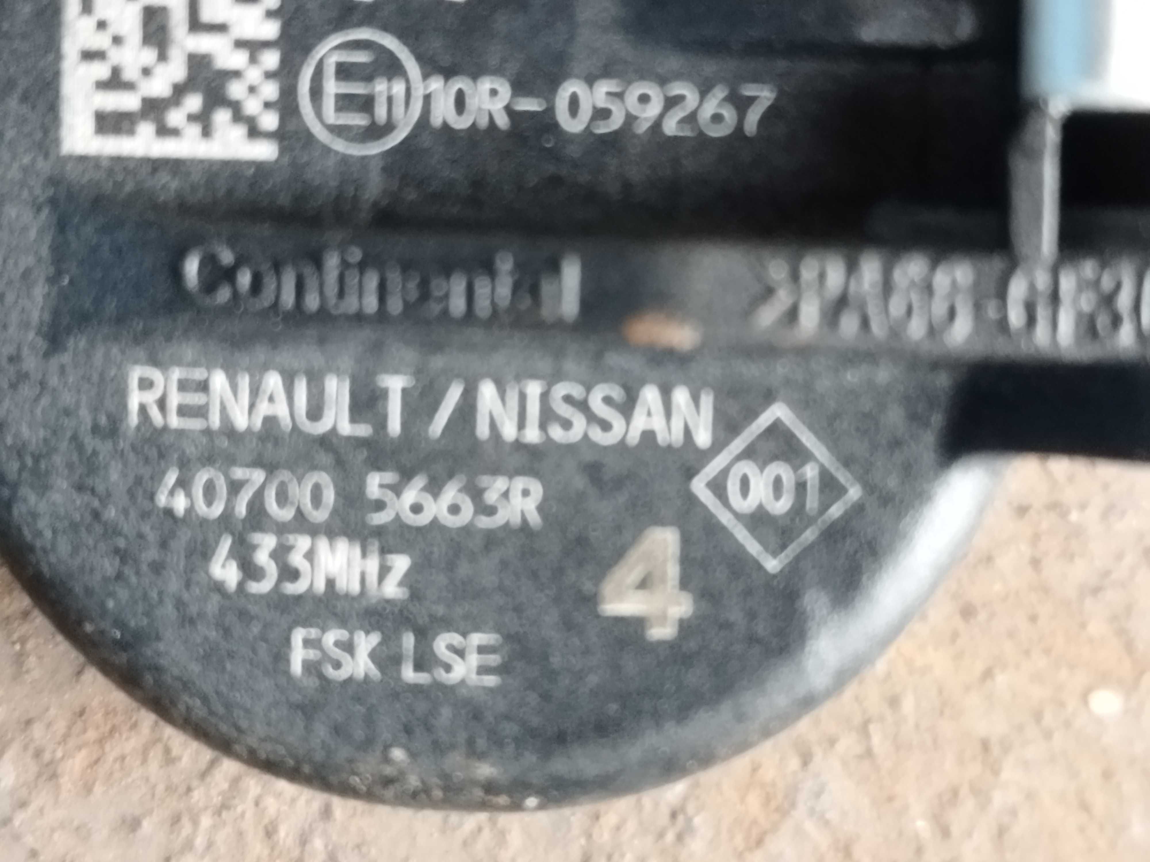 Czujniki TPMS Renault/Nissan