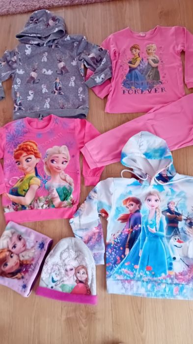 Paka  ubranek dla dziewczynki  z Krainą Lodu