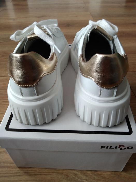 Buty Sneakersy Filippo 39 (24,8cm) białe