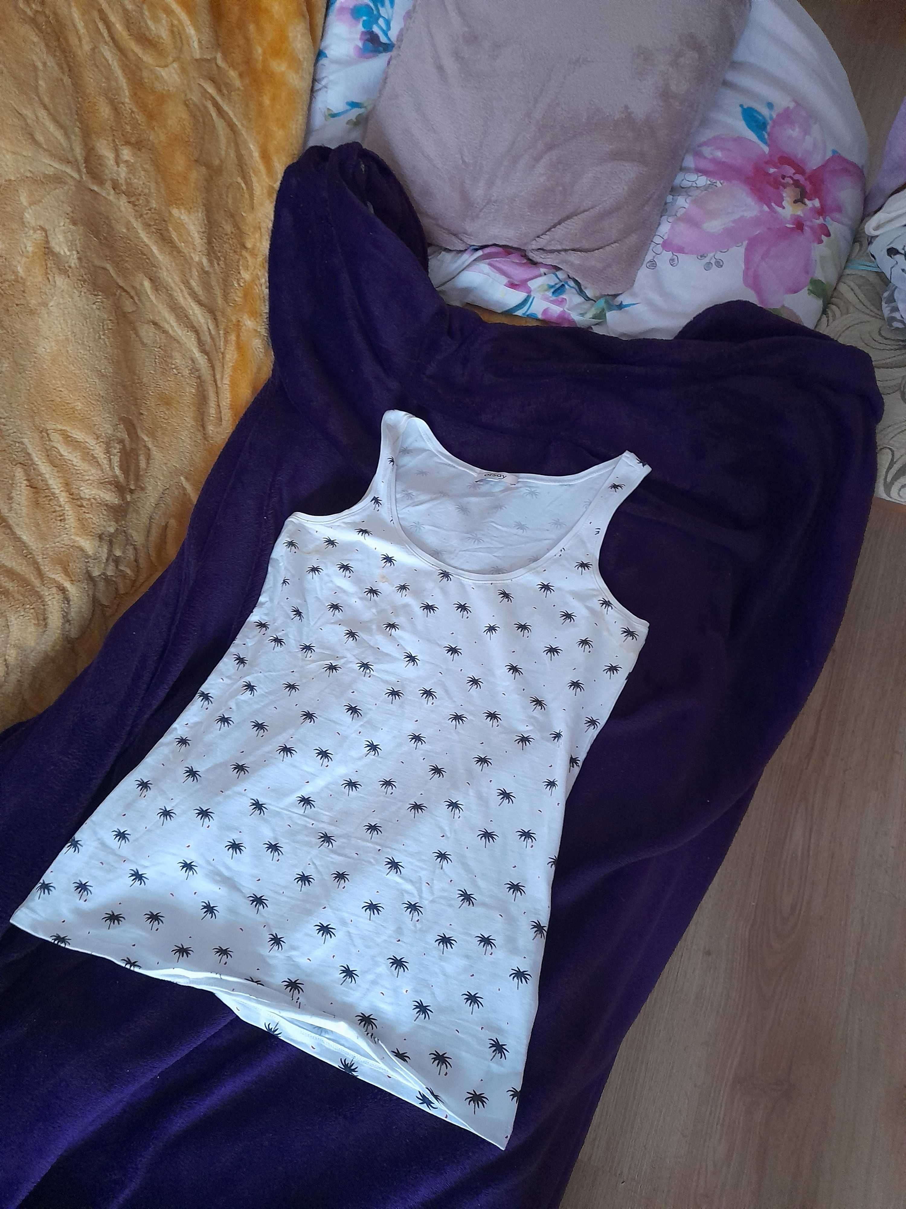 Top w palmy na ramiaczkach