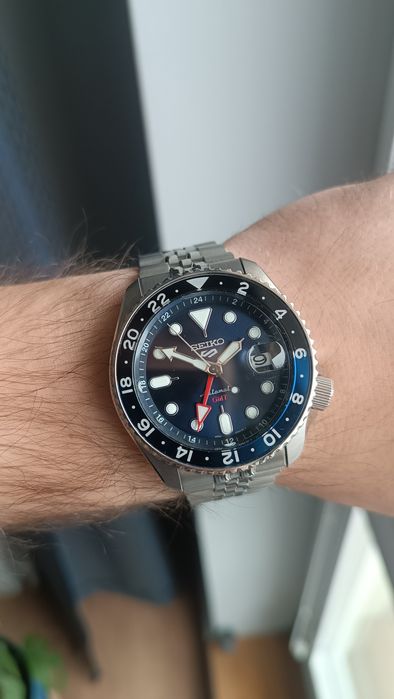 Zegarek automatyczny Seiko 5 Sports 'Blueberry' GMT SSK003K1