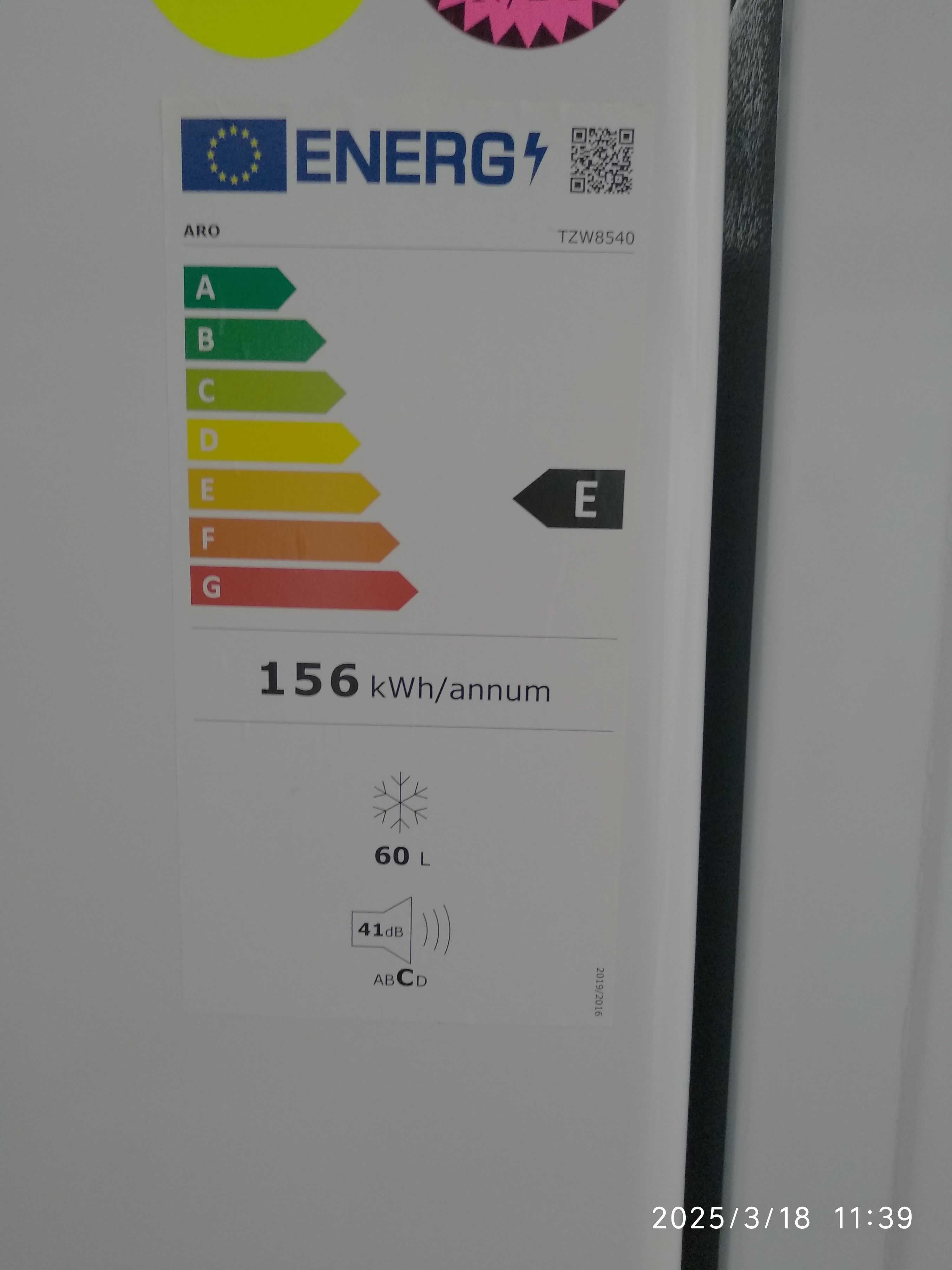 OUTLET Janki ul Wspólna 6 zamrażarkę podblatową Aro TZW8540