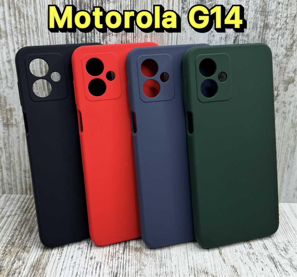 Не пачкаются! Чехол Silicone Case на Motorola G14/ G32/ G60. Микрофибр