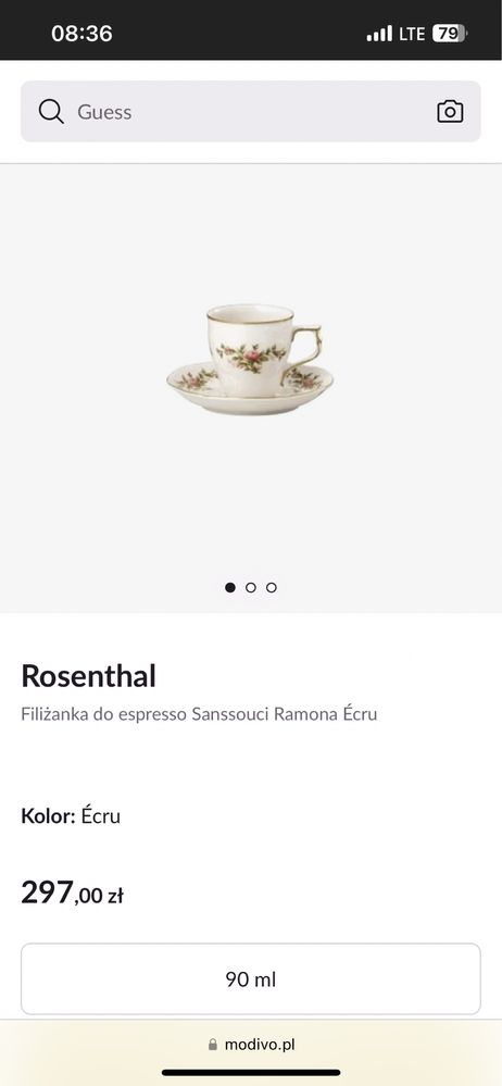 Sprzedam filiżanki rosenthal