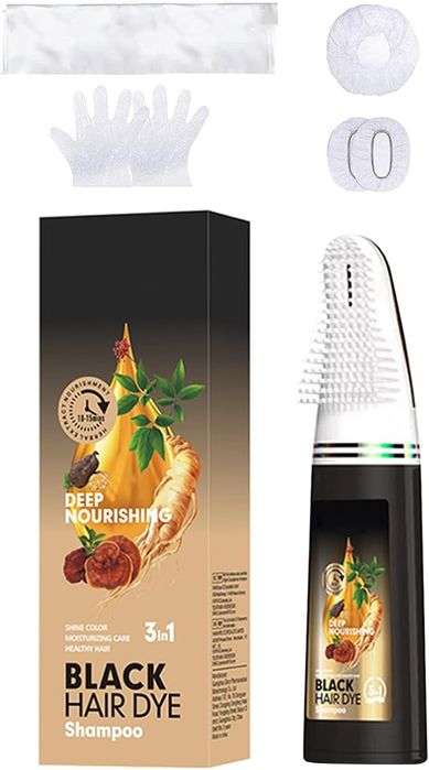 Szampon Koloryzujący Czarny Długotrwały 200 ml