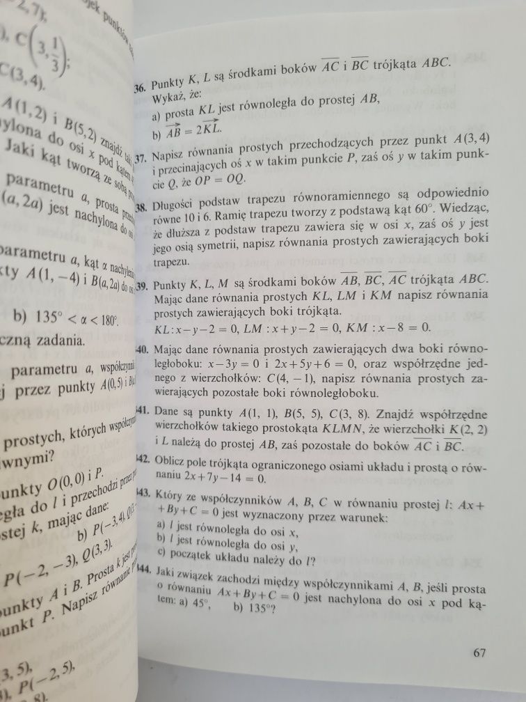 Zbiór zadań z matematyki dla klas III i IV liceum ogólnokształcącego