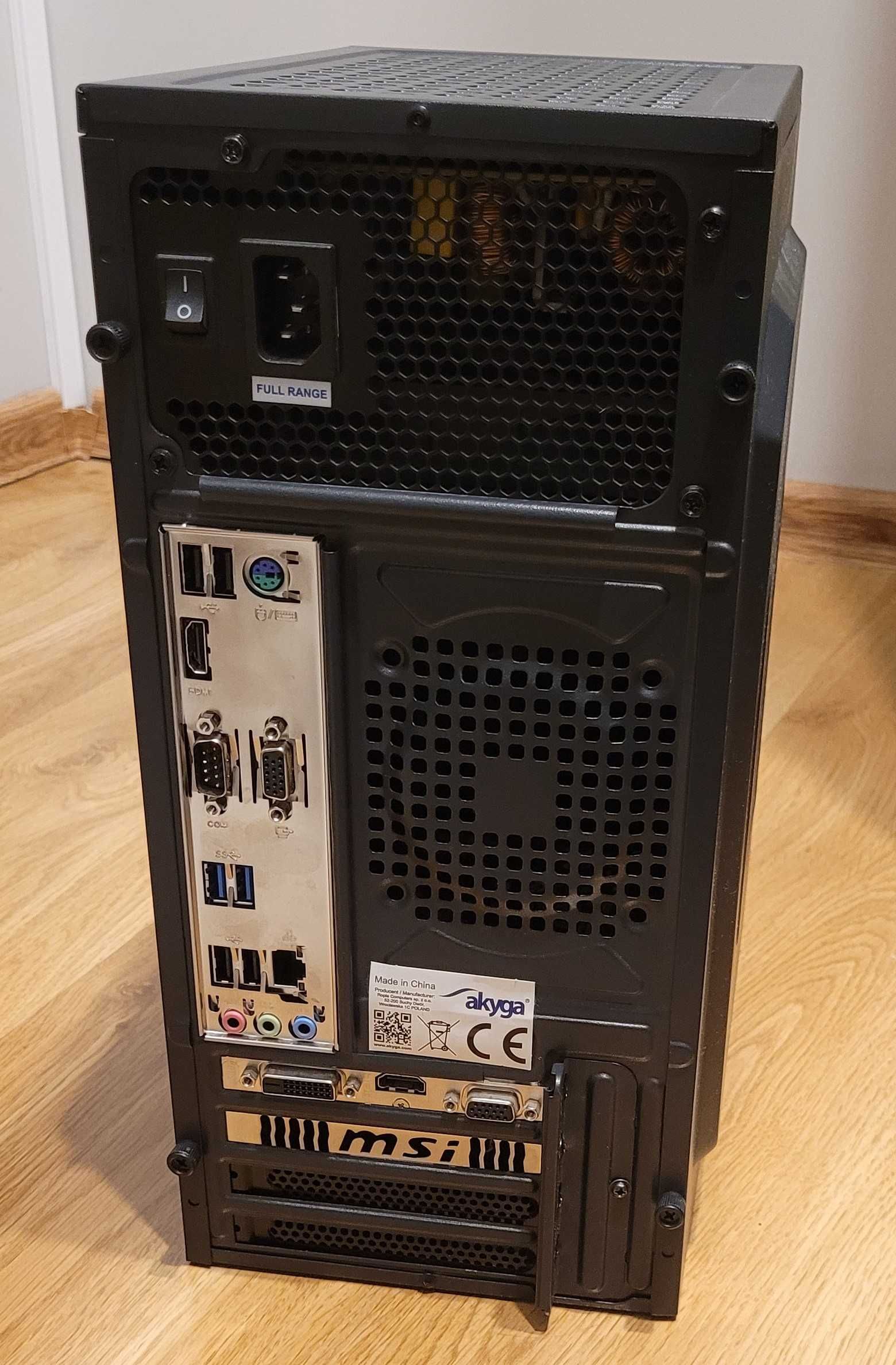 Komputer i3-10100f, 16GB,  MicroTower, zasilacz 500W