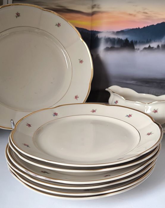 Serwis obiadowy Chodzież piękny stary porcelit