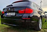 BMW Seria 5 BMW 5 F11 CZARNA serwisowana 2.0 D 184 KM AUTOMAT 8HP