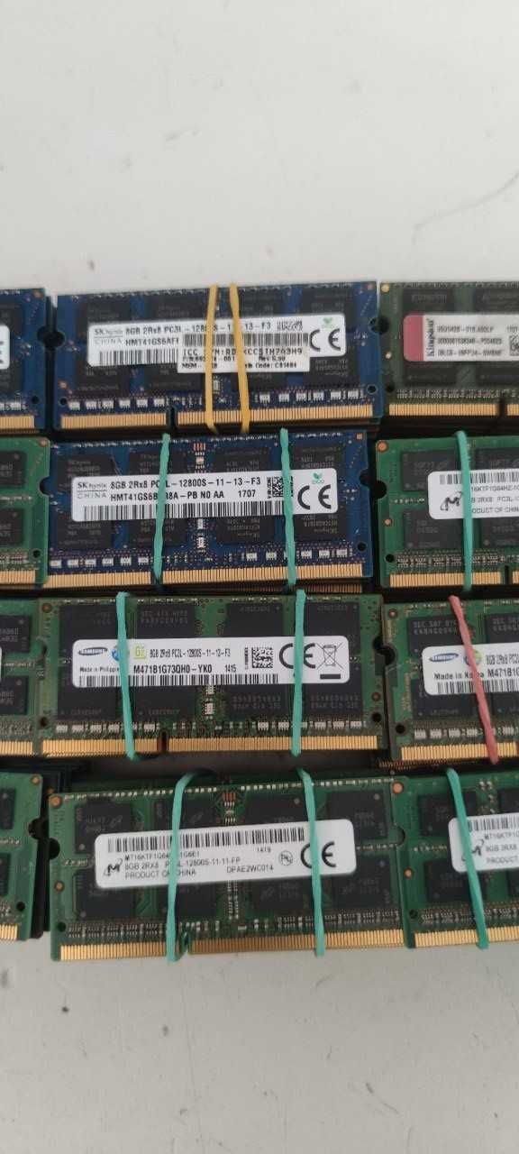 Оперативна пам'ять для ноубука ОЗУ RAM 8GB 1.35v DDR3-1600 PC3L 12800