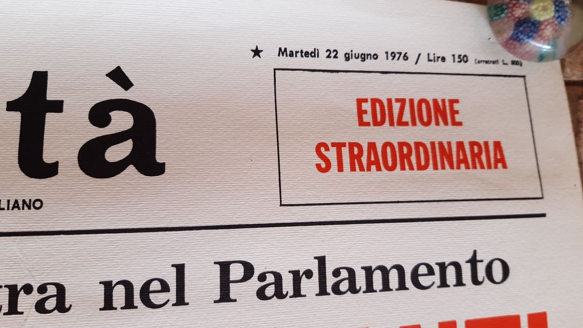 Cartaz/poster de 1972 partido comunista italiano