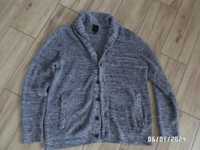 Firmowy sweter męski-H&M-XL