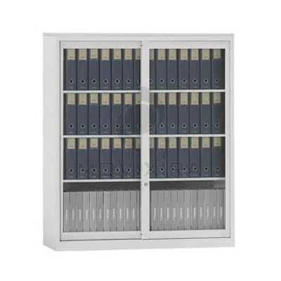 Armário Vestiário/Cacifos Triplo Cinza com banco e 1970A*900L*800P