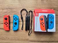Nintendo Switch Joy-Con zestaw czerwono niebieski, analogi Halla