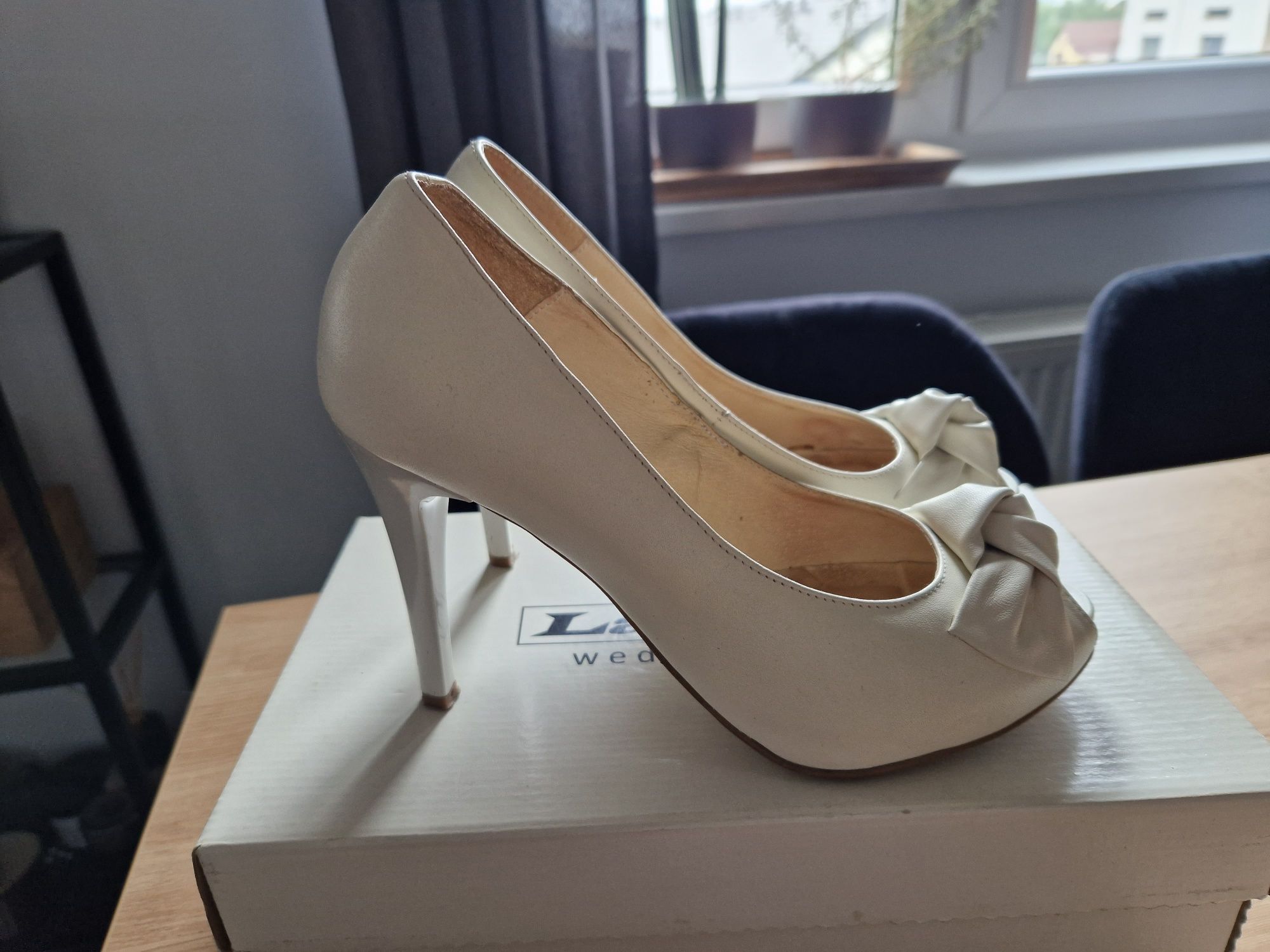 Buty ślubne La Boda Ivory 37