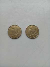 10 centimes (centymów) Francja, x2, 1967, 1986