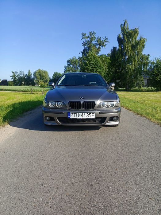 BMW E39 M pakiet 525d turbo hybryda dużo dodatków alu zima zamiana LED