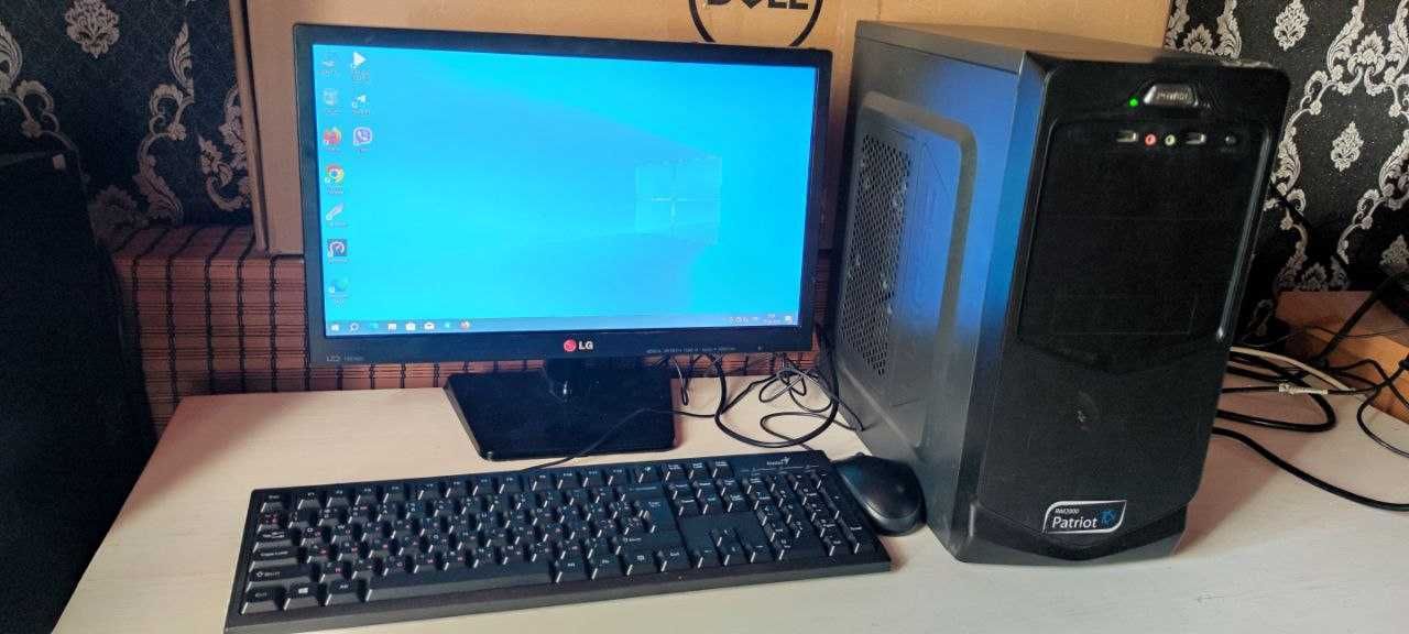 Комплект Монітор + Комп'ютер (DDR4 8Gb, i3-7100(4x3,9Ггц), SSD 128 GB)