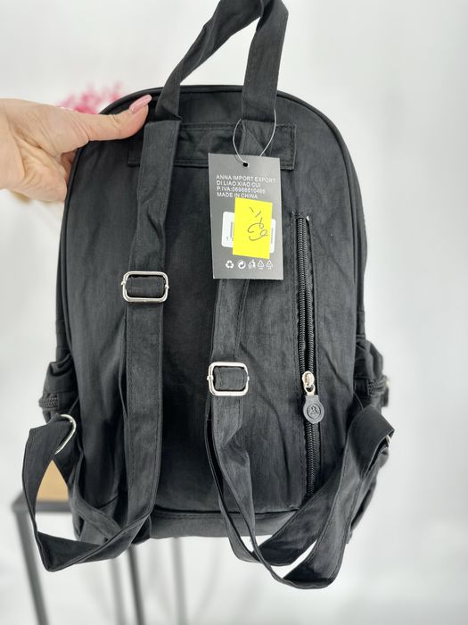 Nowy plecak damski materiałowy