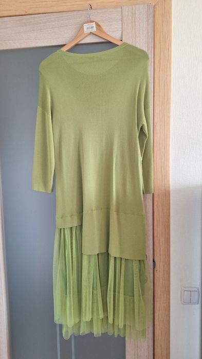 Платье трикотаж верх+фатин низ