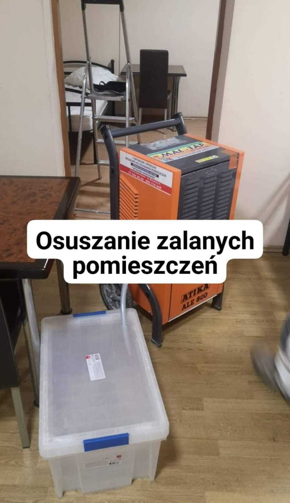 osuszanie  budynków,lokalizacja wycieków, pomiar wilgotności betonu