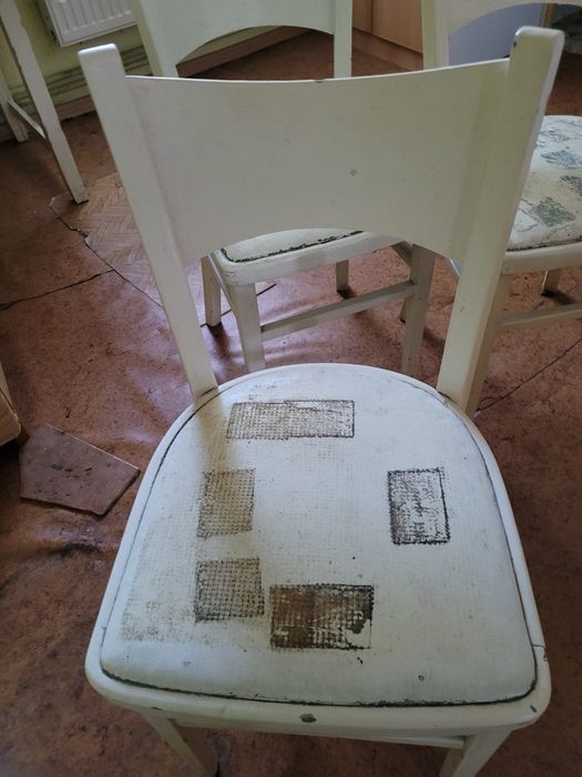 Krzesła Vintage PRL 3 szt., do renowacji. Odbiór osobisty Zielona Góra