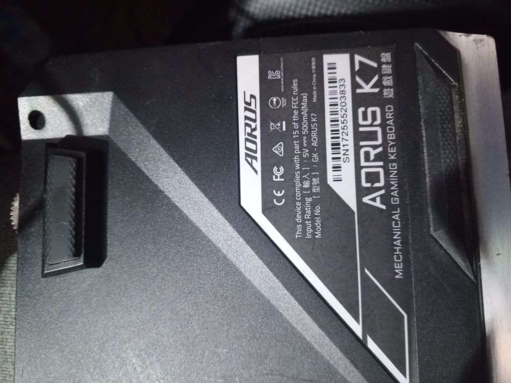 Klawiatura mechaniczna Gigabyte aorus k7