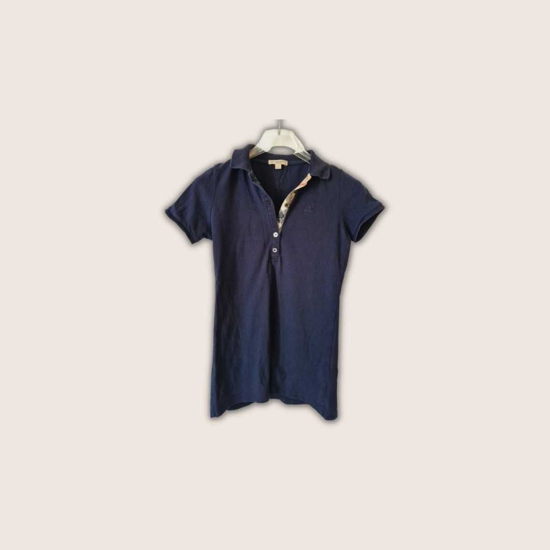 Burberry polo top XS navy