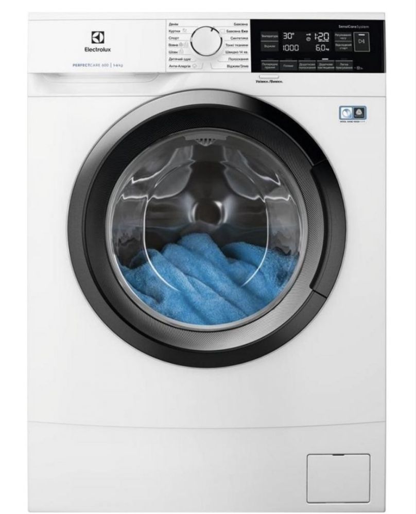 Пральна машина Electrolux EW6S306SU, 6кг, 38см