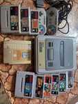 Consola Super nintendo com jogos
